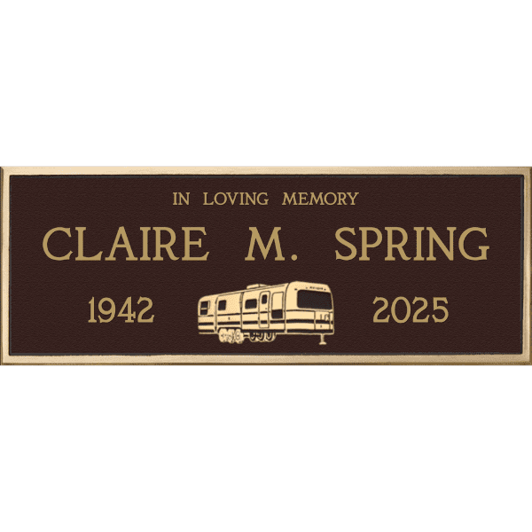 CF-118 crypt-front plaque