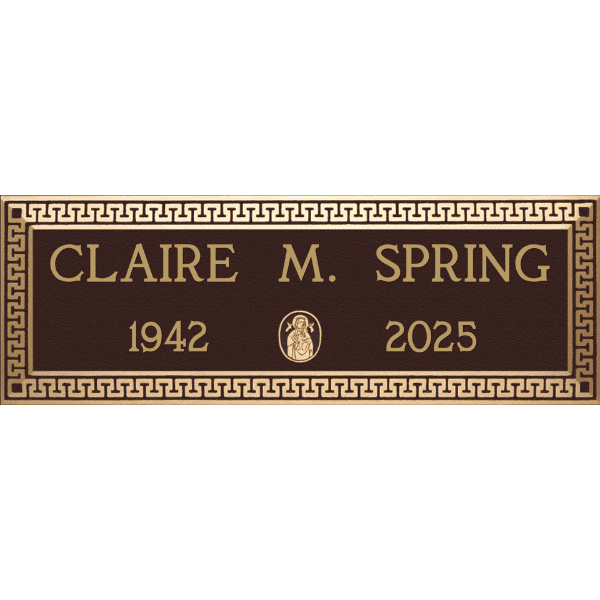 CF-21/22 crypt-front plaque