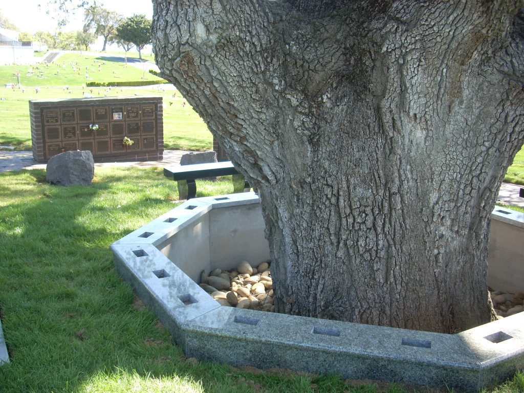 Cremation garden edging