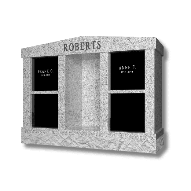 Four-front mini-columbarium