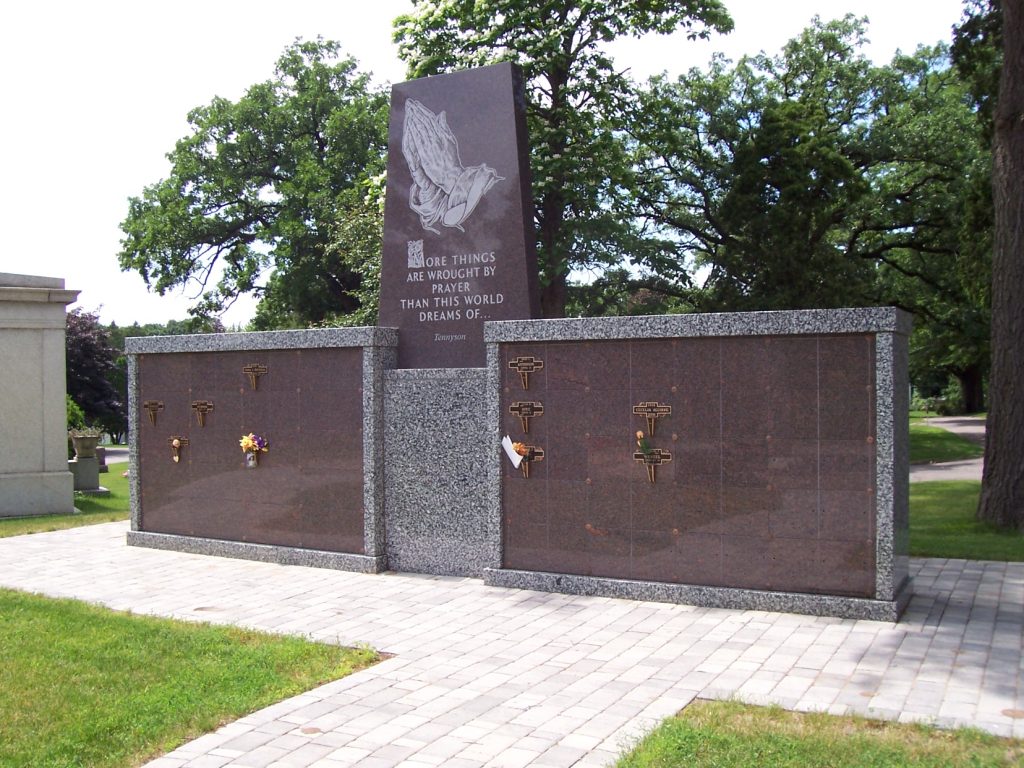 Maplewood community remembrance wall