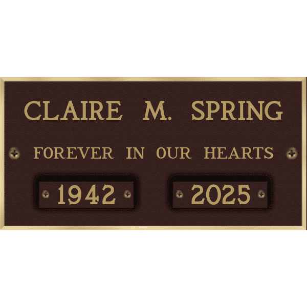 NS-19 niche-front plaque