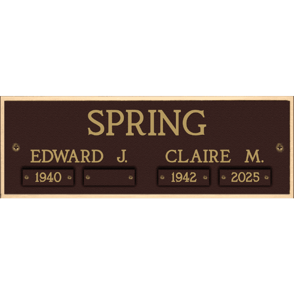 NS-20/21 niche-front plaque