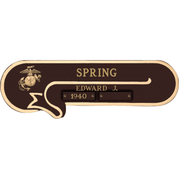 NS-55/59 niche-front plaque