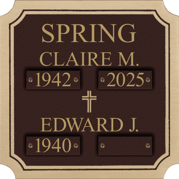 NS-AA-164/216 niche-front plaque
