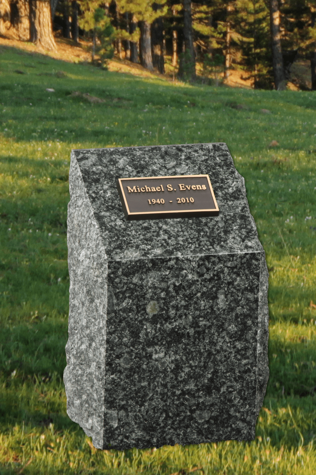 Individual cremation slant