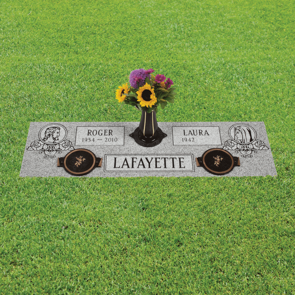 Companion flat cremation memorial