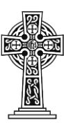 Celtic cross artwork, design DM011