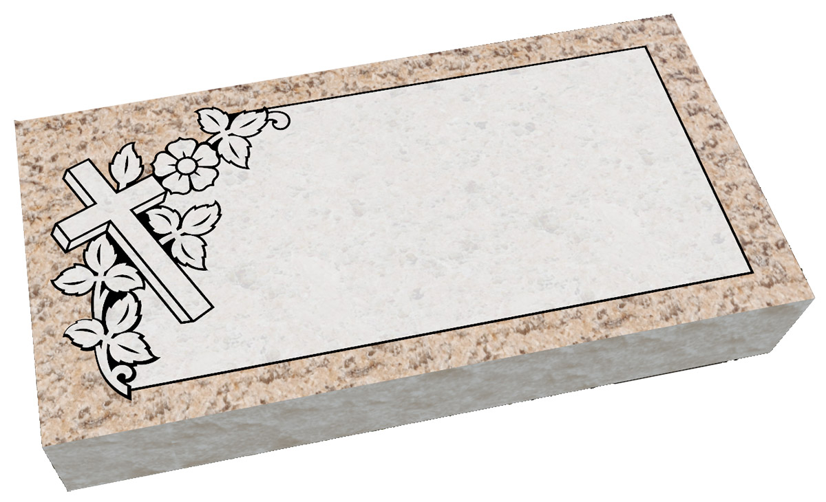 MGC-087 cross and flowers marker