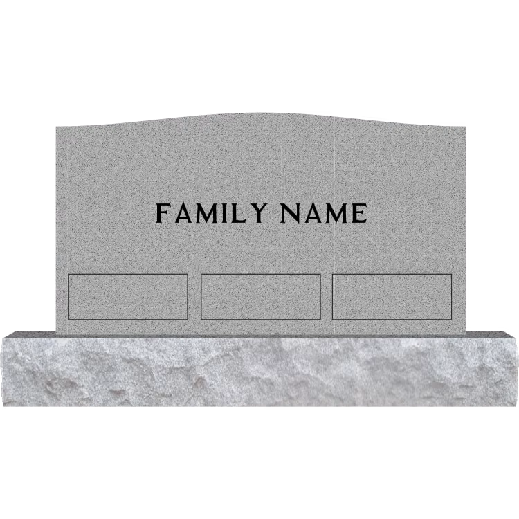 Die: 4-0 X 0-10 X 2-2 P5, Std Base — memorial design