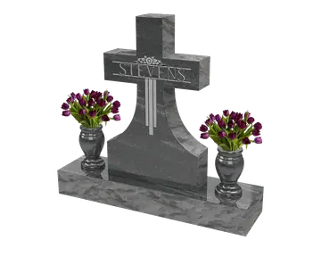 Standing cross family memorial