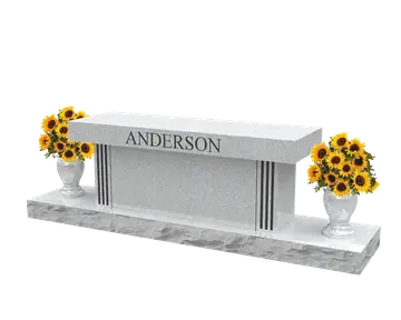 SD-045 line-detail pedestal bench