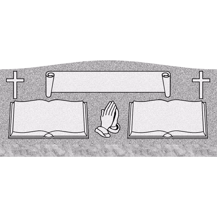 36 X 10 X 16 MGC142 — memorial design