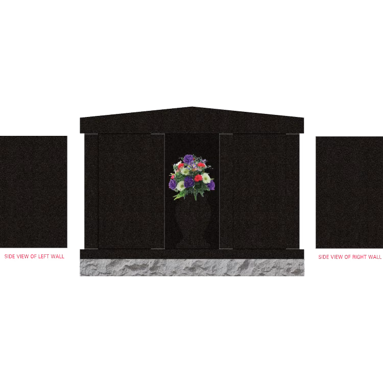 SD-702 India Black — memorial design