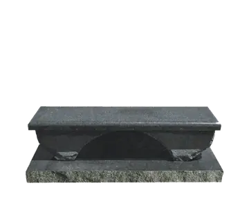 SD-053 arched-profile cremation bench
