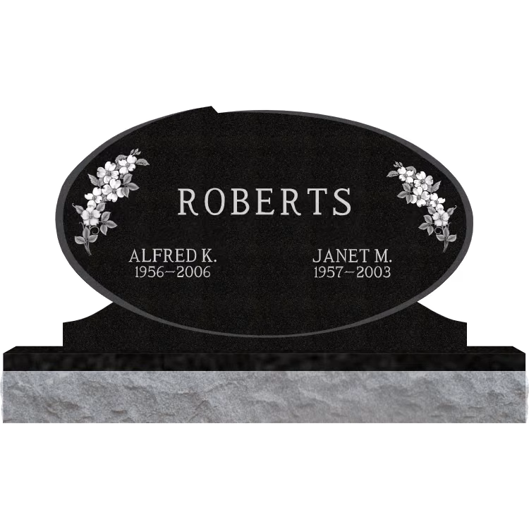 Laser-etched memorials — memorial design