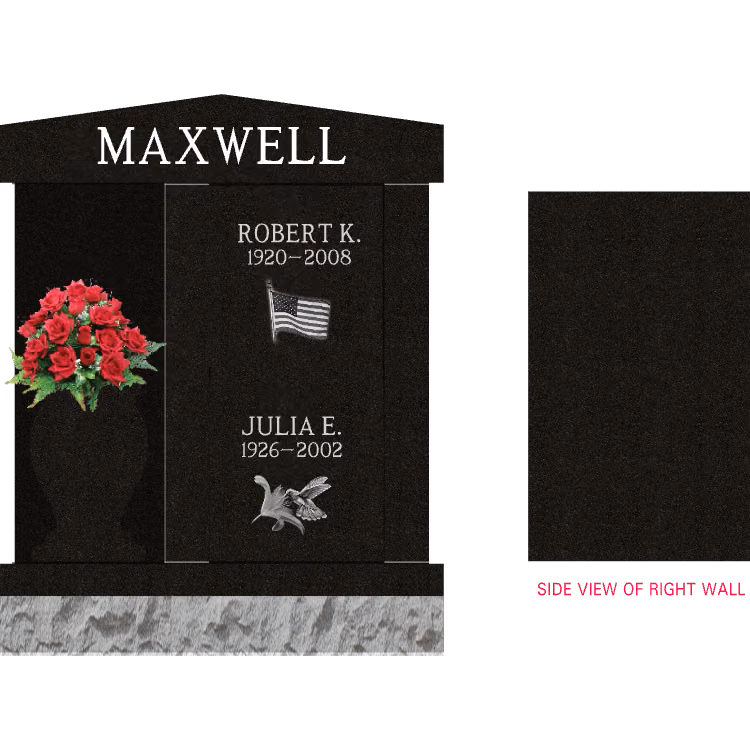 SD-701_Jet Black — memorial design