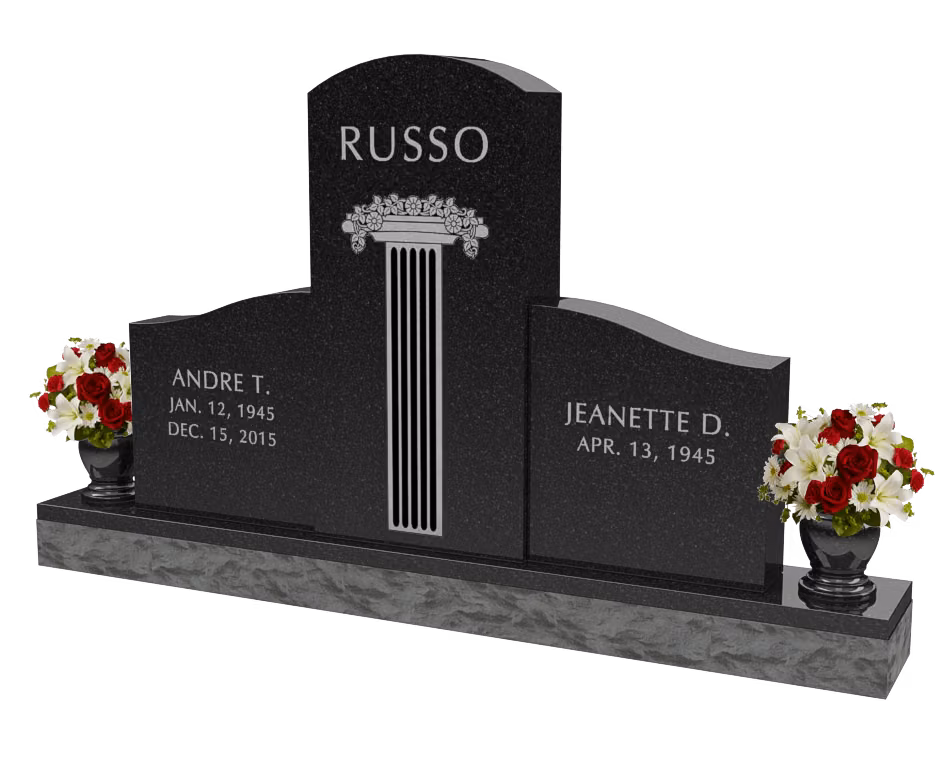 Classical column companion memorial — memorial design