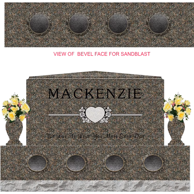 HE2 Apex Bevel Opt A Template 4 — memorial design