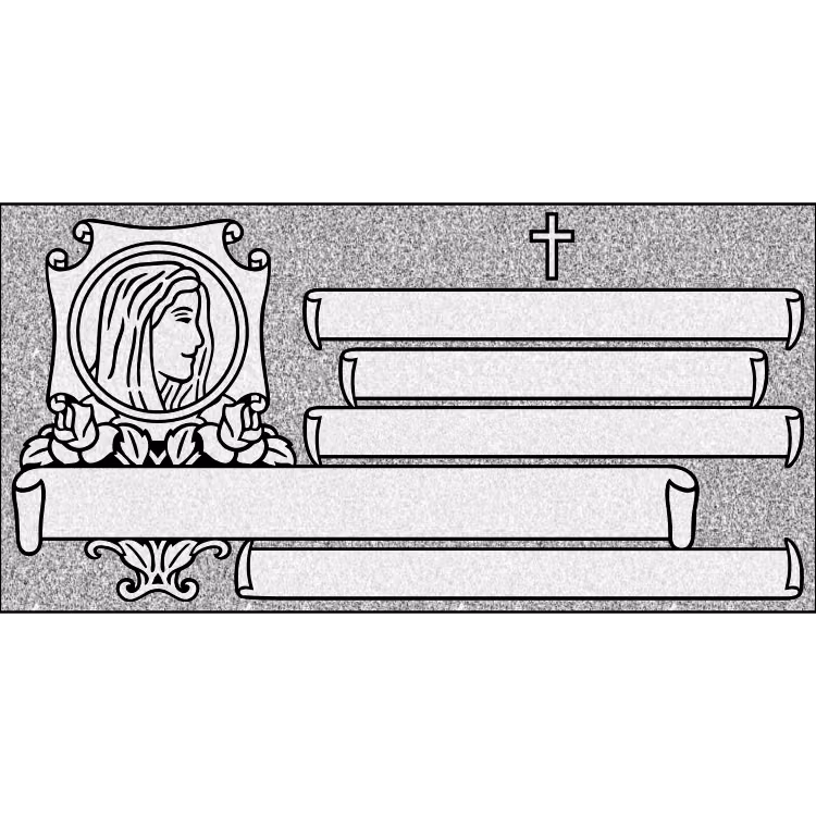 24 X 12 MGC119 — memorial design