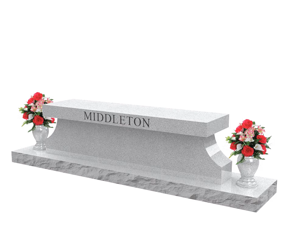 SD-041 broad-panel bench — memorial design