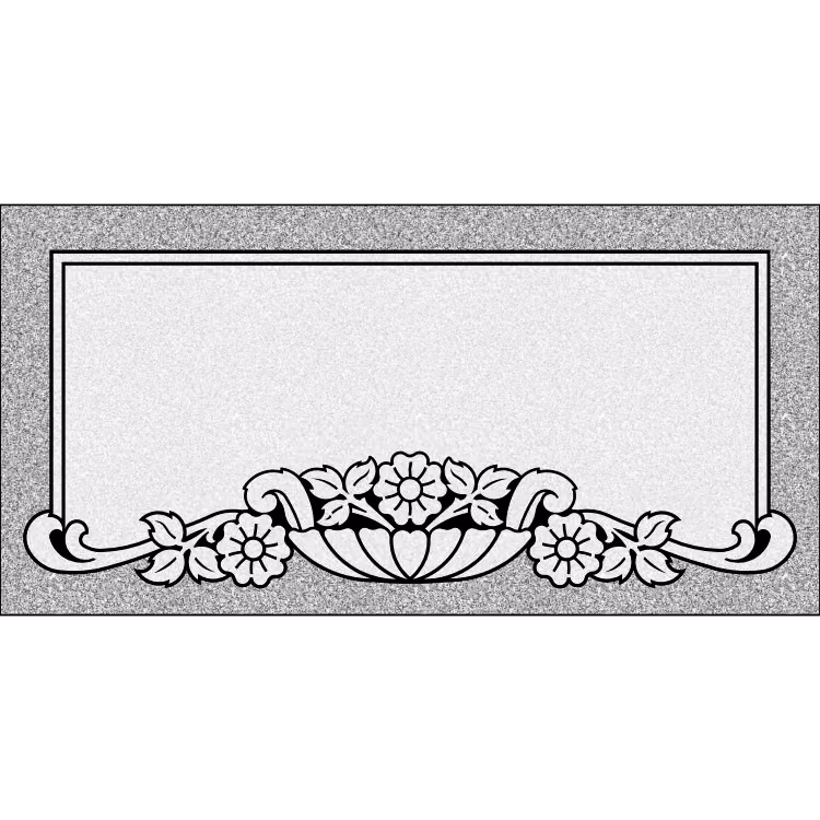 24 X 12 SM27A — memorial design