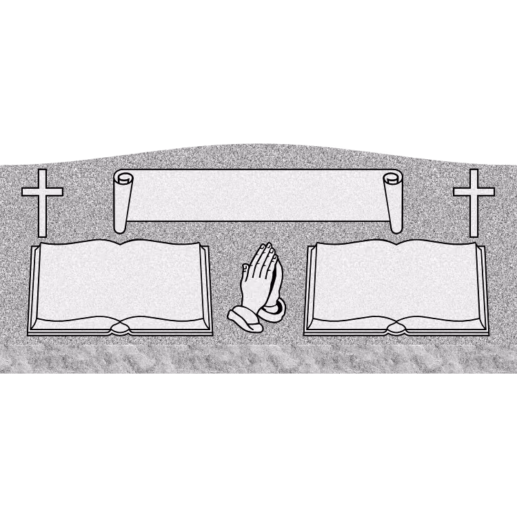 36 X 16 EDS003 — memorial design