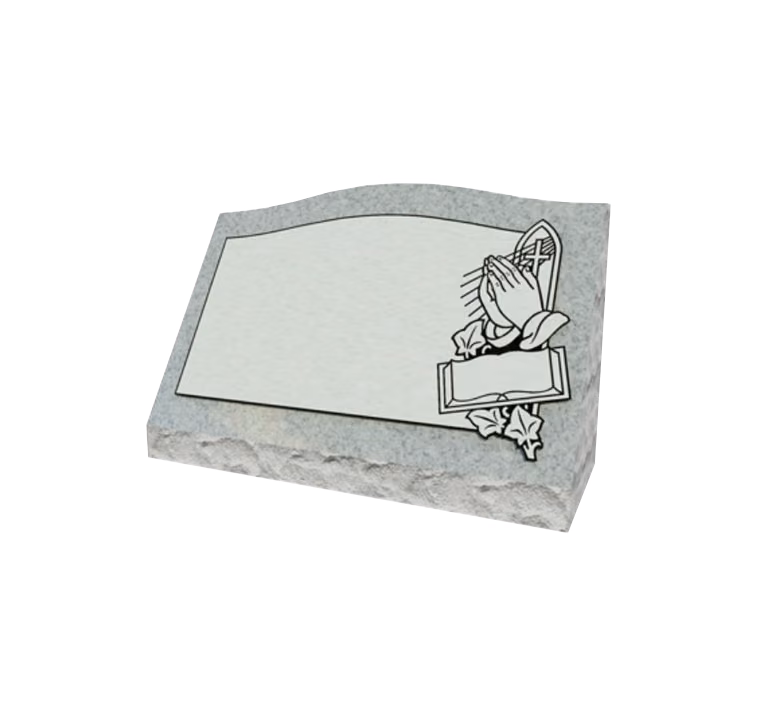 Single slant monuments — memorial design