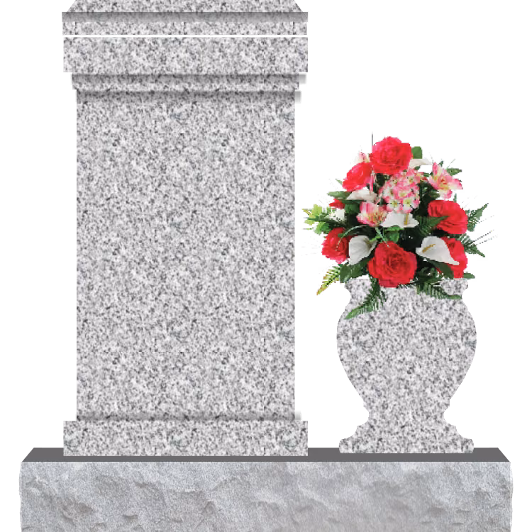 SD-954 Bevel Cap — memorial design