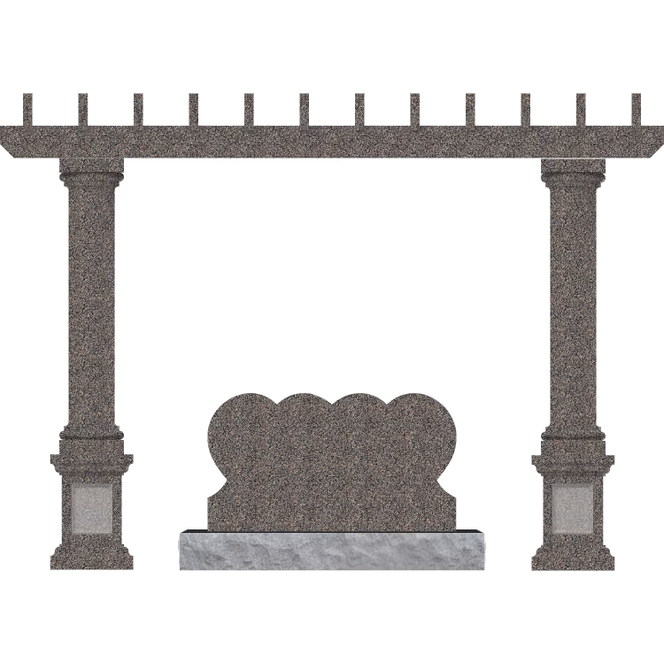 Trellis w SD-200 4-6 Die Blank — memorial design