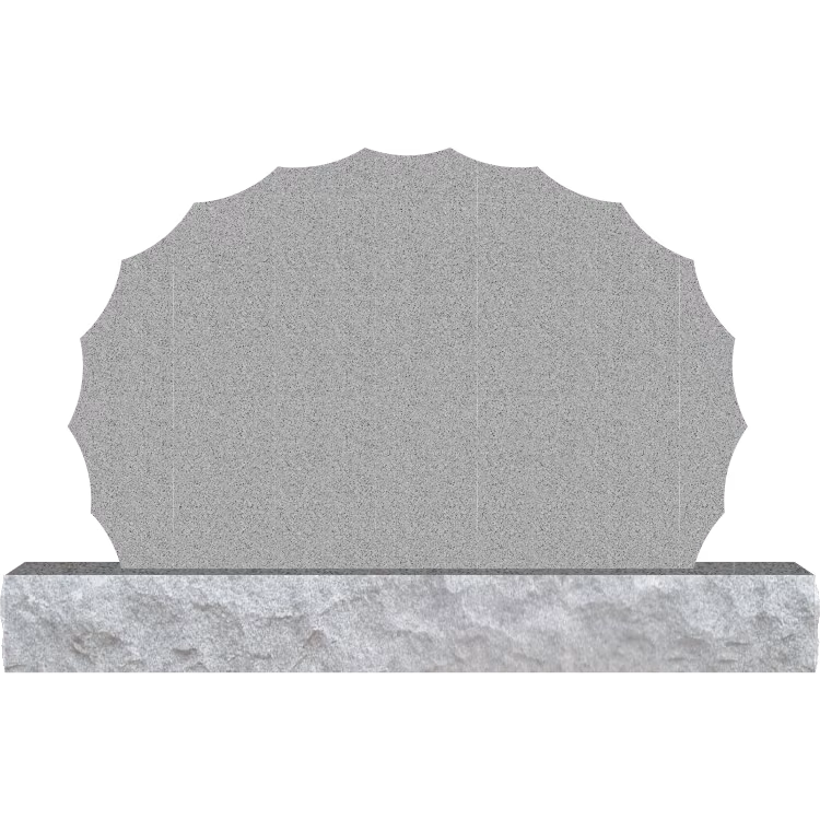 Scalloped Rose — BLANK — memorial design