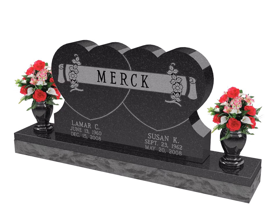 Twin hearts companion memorial — memorial design