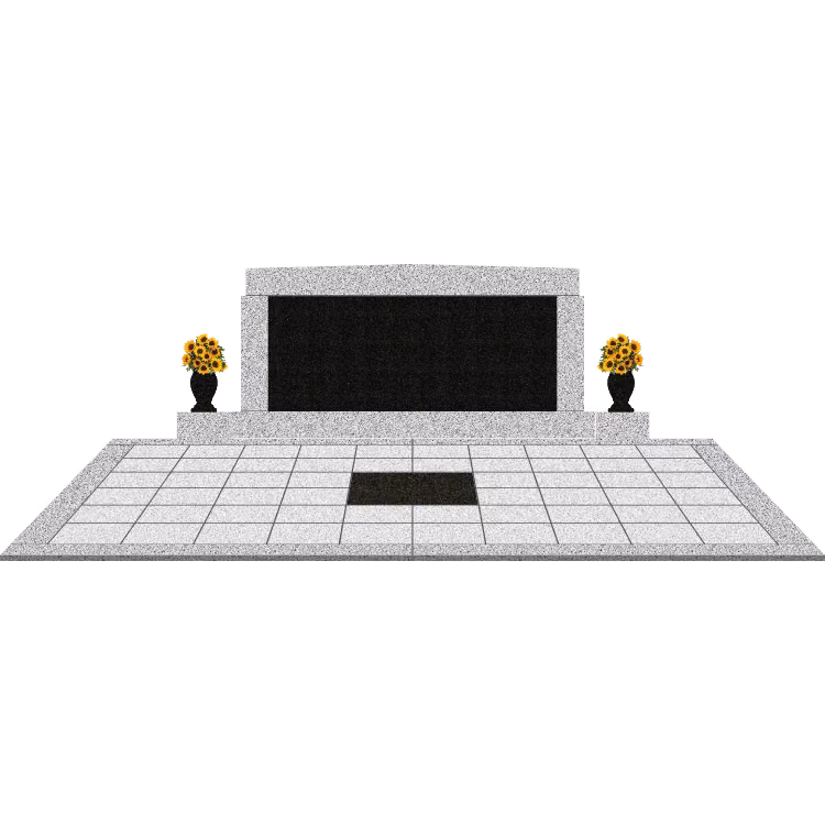 SD-800 Setup C w/Square Jambs Blank — memorial design