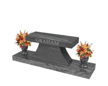 SD-040 flared-pedestal bench