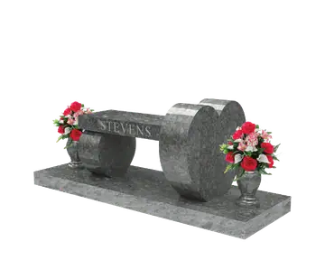 SD-036 heart cremation bench