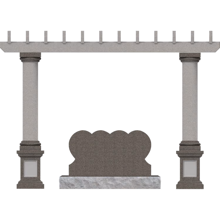 Trellis w SD-200  4-6 Die  Blank Catalog Finish — memorial design