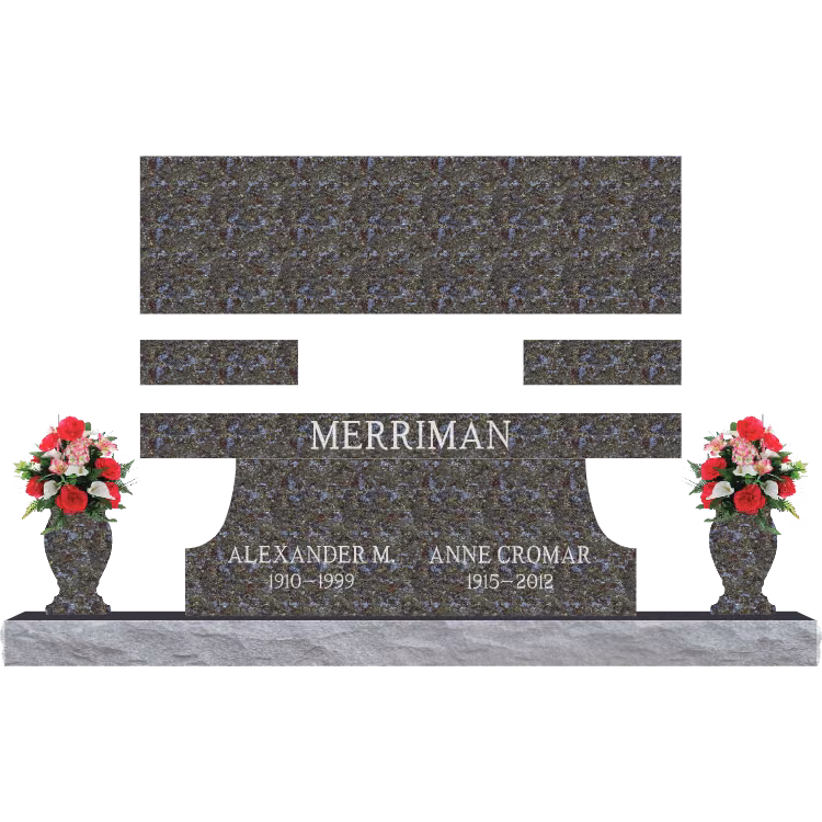SD-004 Bench 6-0 Base — memorial design