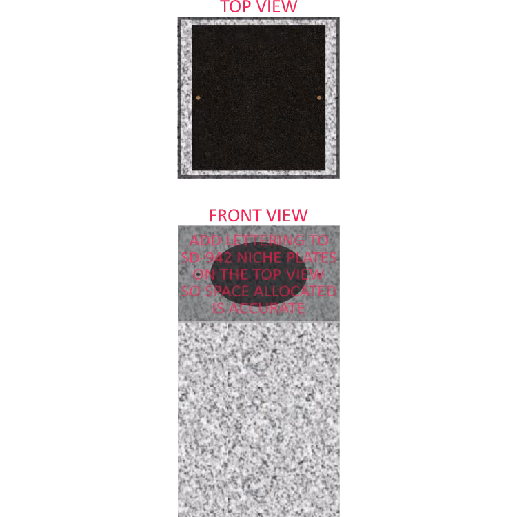 SD-942PB — memorial design