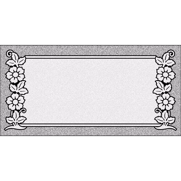 2-0 x 1-0  EV-092 — memorial design