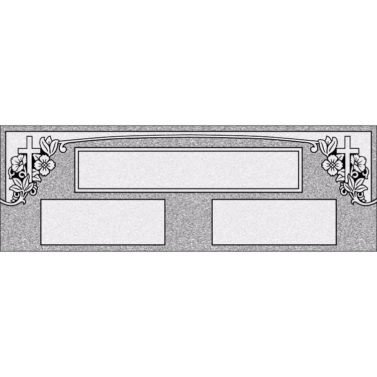 36 X 12 EDM005 — memorial design