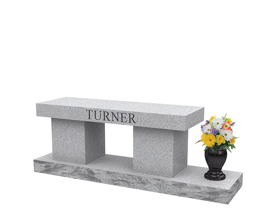 SD-051 block-support bench — memorial design