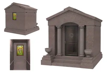 Imperial walk-in mausoleum
