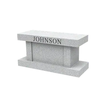 SD-003 framed-pedestal cremation bench