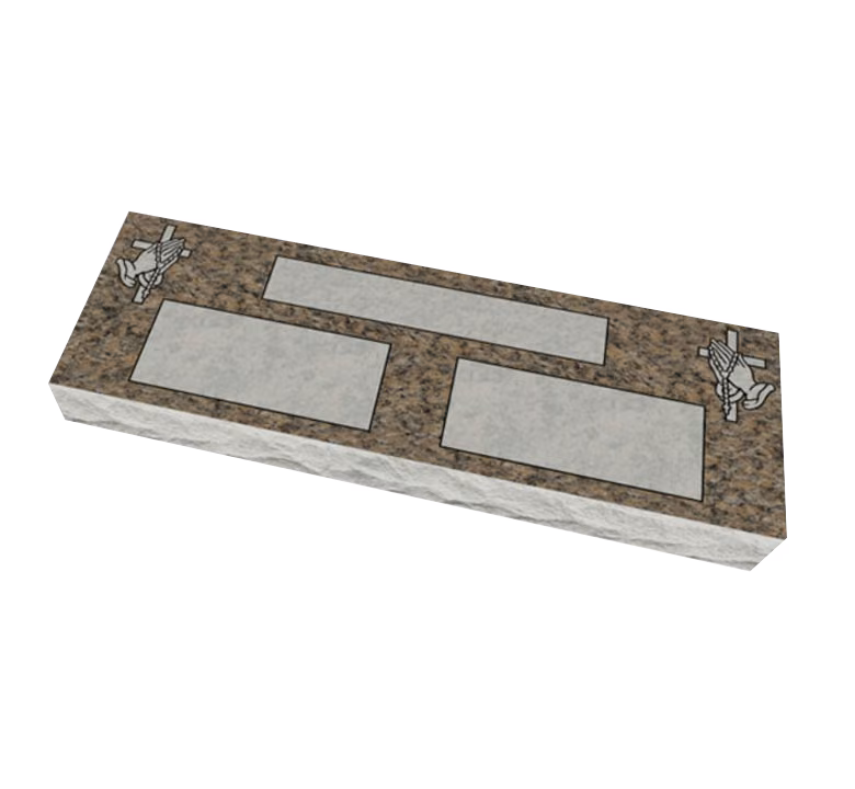 Companion flat markers — memorial design