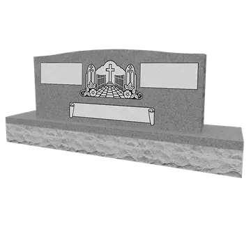 Companion upright memorial design