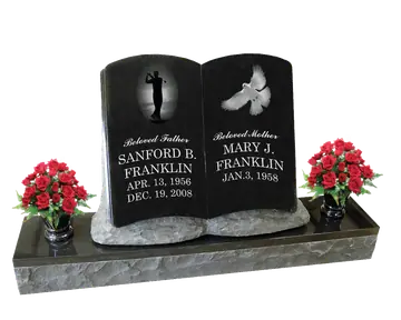Open book companion memorial