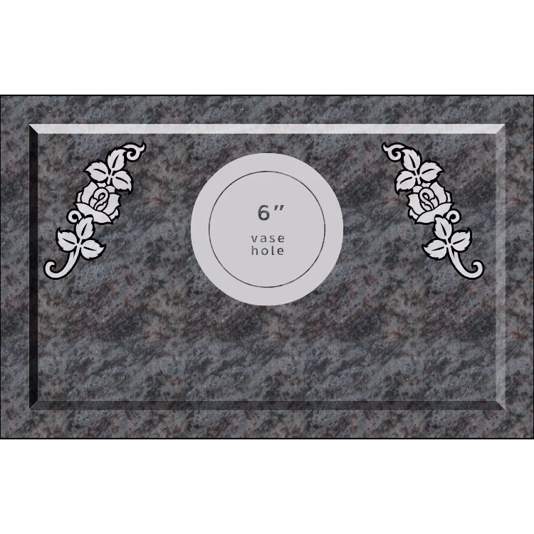 28 X 18 RPM w VASE — memorial design