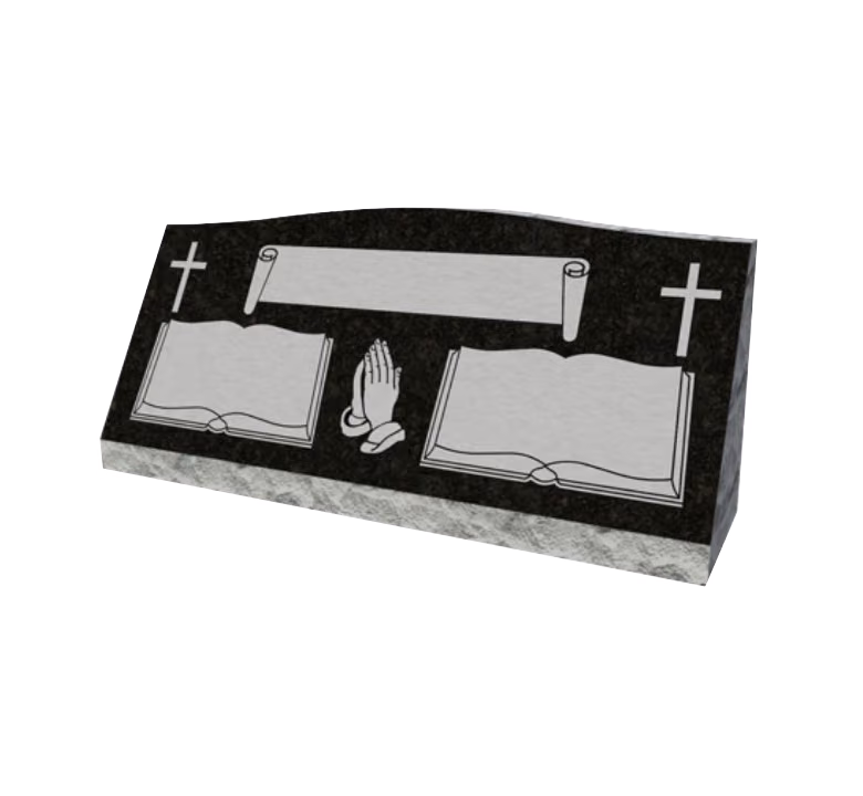 Companion slant monuments — memorial design