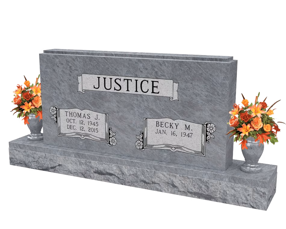 Book of Life companion upright — memorial design
