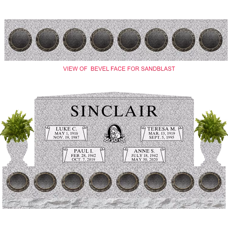 HE4 Apex Bevel Opt A Template 5 — memorial design
